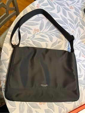 kate spade Black Nylon Messenger Crossbody